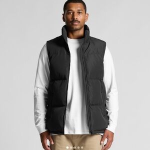 Men's Black Puffer Vest